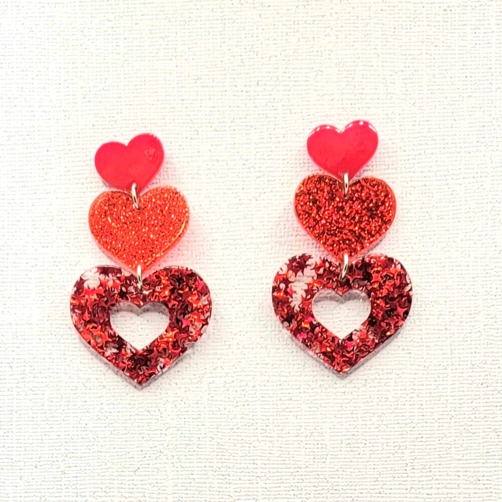 Valentines earrings